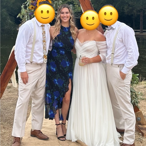 Lulus Elegant Entrance Black Floral Print Halter Maxi Dress - Picture 2 of 13